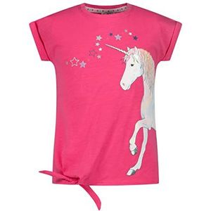 SALT AND PEPPER Meisjes Meisjes S/S Unicorn Print-Sequins T-shirt, Paradise roze, normaal, Paradise Pink, 92/98 cm