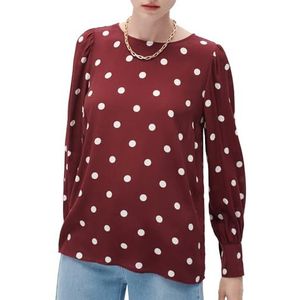 Caroll Vrouw CHEMISIER-232C-CHRISTY/BORDEAUX/44, Rood, 42