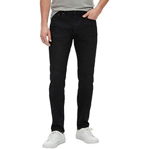 GAP Slim Taper Fit Denim Jeans voor heren, Zwart, 38W / 32L
