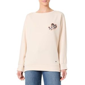 KEY LARGO WSW Leopard Round Sweatshirt voor dames, beige (1004), XS