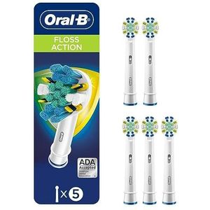 Oral-B FlossAction Vervangende opzetborstels voor elektrische tandenborstels, 5 stuks