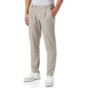 bugatti Heren 4236-36860 slakkenbroek, beige-50, taps toelopende pasvorm, beige-50, 36W x 32L