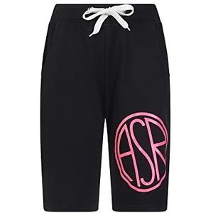 GIL Shorts ASR Pink Fluo Shorts, Zwart, Medium Unisex Volwassenen, zwart en roze fluo, M
