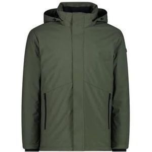 CMP - Man Jacket Snaps Hood, Man, Oil Green, 58