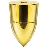 Dynavox Sub-watt Absorber Set van 4, in hoogte verstelbare ontkoppelaars voor luidsprekers en boxen of HiFi-apparaten, schroefmontage, messing