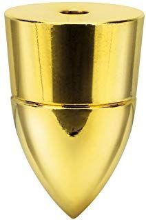 Dynavox Sub-watt Absorber Set van 4, in hoogte verstelbare ontkoppelaars voor luidsprekers en boxen of HiFi-apparaten, schroefmontage, messing