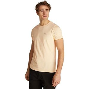 Tommy Jeans Heren TJM XSLIM JERSEY TEE S/S T-shirt, geel, XXS, Geel (Vla Crème), XXS