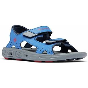 Columbia Techsun Vent Sandalen voor Kinderen, Blauw (Stormy Blue/Mountain Red), 25 EU