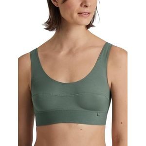 CALIDA Elastische bustier voor dames, met brede zachte band, Laurel Green, 32-34