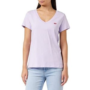Levi's Perfect T-shirt met V-hals voor dames, Pastel lilac, XXS