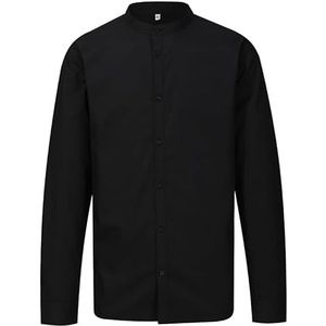 MISEMIYA - Kelnerhemd voor heren met lange mouwen - Gastelerie voor heren - 8275, Zwart, S