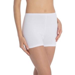 Calida Comfortabele onderbroek voor dames, van katoen, met elastische tailleband, wit, 50
