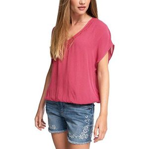 ESPRIT dames blouse, rood (cherry red 615), 44