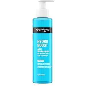 Neutrogena Hydro Boost Aqua Reinigingsgel, parfumvrij (200 ml), zuiverende gezichtsreiniging met hydraterend hyaluronzuur voor alle huidtypes