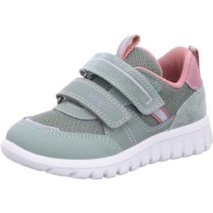 Superfit Sport7 Mini Sneakers voor meisjes, Lichtgroen roze 7510, 30 EU Weit