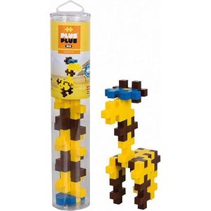 Plus-Plus 9603409 creatieve bouwstenen tube, Big Giraf, geniaal bouwspeelgoed, 15 delen