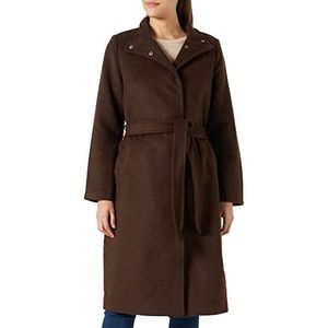 Vero ODA Vera Long Wool Coat, Coffee Bean, XL