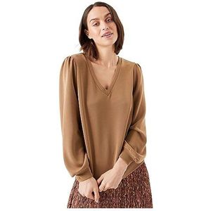 Garcia H30261_Ladies Sweat, goudbruin, M