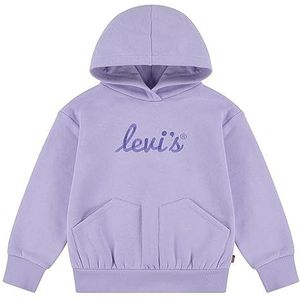 Levi's Meisjes Lvg Poster Logo Hoodie 3ej170, Paarse Roos, 4 jaar