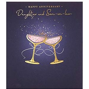 Daughter and Son-in-Law Anniversary Card - Daughter Anniversary Card - Anniversary Card Daughter and Son-in-Law - Jubileumgeschenken - Cadeaukaart voor haar - Cadeaukaart voor hem