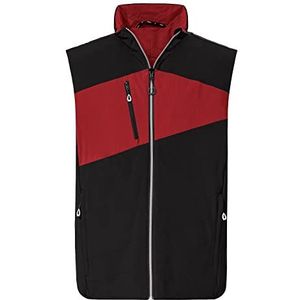 killtec heren Omkeerbaar vest KOW 87 MN VST, Zwart, XXL, 38577-000