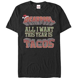 Marvel Deadpool - Tacos This Year Unisex Crew neck T-Shirt Black XL
