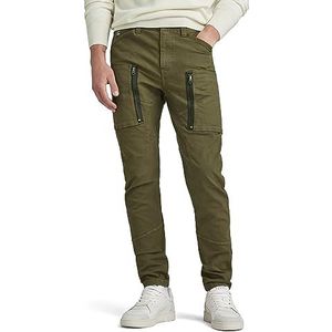 G-STAR RAW 3D Skinny cargobroek voor heren, met ritszak, Groen (Donker Olijf D21975-d504-c744), 35W / 34L