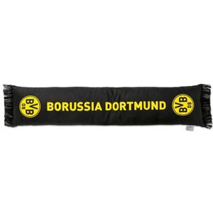 Borussia Dortmund Unisex Jeugd deurwindvanger, zwart, 90 x 20 cm