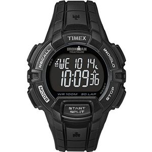 Timex Ironman Rugged 30 Full-Size herenhorloge met zwarte harsband T5K793