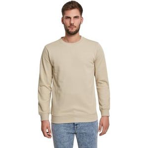 Urban Classics Basic Terry Crew, herentrui, verkrijgbaar in vele verschillende kleuren, maten S tot 5XL, Concrete, M