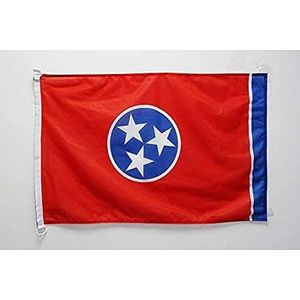 Tennessee vlag 90x60cm - USA Staatsvlag - USA - Buitenvlag 60 x 90 cm - Vlaggen - AZ VLAG