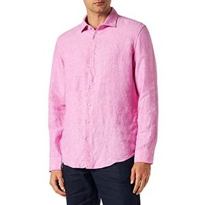 Seidensticker Men's Slim Fit shirt met lange mouwen, roze, 42, roze, 42