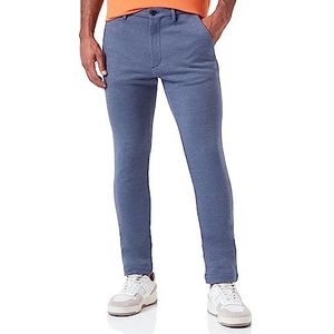 Tommy Hilfiger Bleecker Pique gebreide broek voor heren, Desert Sky, 30W/32L, woestijn hemel, 30W / 32L