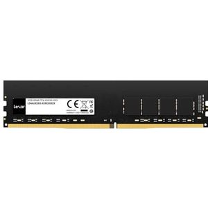 Lexar UDIMM DDR4 RAM 32GB, 3200 MHz RAM DDR4, 288-pins U-DIMM desktopgeheugen, upgrade van de PC RAM module, krachtig geheugen, krachtig computergeheugen (LD4AU032G-B3200ASST)