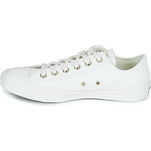 CONVERSE Chuck Taylor All Star Mono White Sneakers voor dames, 35 EU, Vintage Wit Vintage Wit, 35 EU