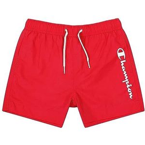 Champion Legacy Beachshorts-AC Logo Shorts, intens rood, 15-16 jaar kinderen en jongens