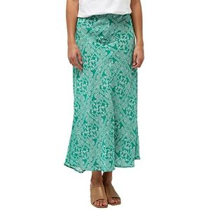 Minus Aika rok voor dames, Ivy Green Patchwork Print, 38
