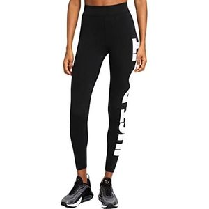Nike W NSW Essntl Gx HR Lggng JDI Leggings voor dames, zwart/wit, S