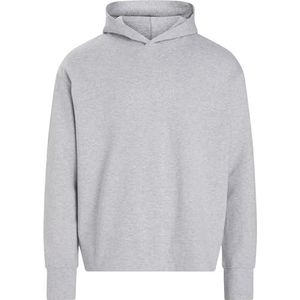 Calvin Klein Heren L/S Sweatshirt, Grijs (Medium Grey Heather), S