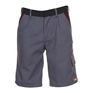Planam shorts Highline, maat XXXL, leisteen/zwart/rood, 2372064