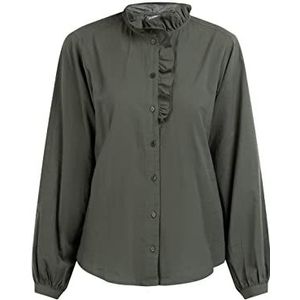 DreiMaster Vintage Boline blouseshirt voor dames, Rookmunt., S