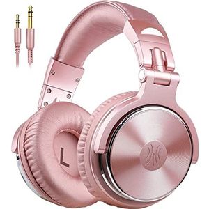 OneOdio Pro 10 over-ear hoofdtelefoons, bekabelde hoofdtelefoon met Shareport en microfoon, 3,5 mm en 6,35 mm jack, hoofdtelefoon voor opname, mixen, bewaking in de studio, DJ, gitaar, podcast,