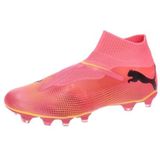 PUMA Heren Future 7 Match+ Ll Fg/Ag Voetbalschoen, Sunset Glow PUMA Black Sun Stream, 39 EU