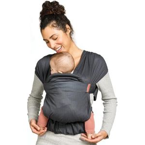 Infantino - Hug & Knuffel Verstelbare Hybrid Wrap - Hybride Draagzak en Sling - Eenvoudige Drukontlasting - Gewatteerde Privacy Cover - Baby Essentials voor Pasgeboren 7-25 lbs (3,2 à 11,8 kg) -