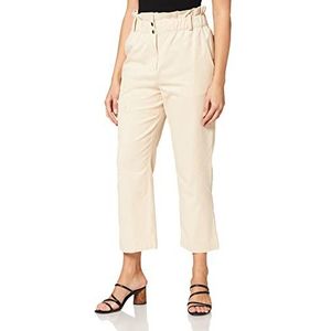 IPEKYOL Dames enkellengte paperbag fit broek broek broek, natuurlijk, 38