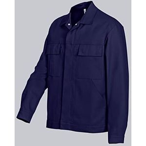 BP Workwear Basic 1485-060-10 werkjas - verborgen drukknoopsluiting - puur katoen - normale pasvorm - maat: 52/54 - kleur: donkerblauw