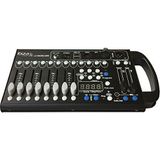 Ibiza - LC192DMX-MINI - 192 kanaals DMX controller met 12 scanners van elk 16 kanalen - 19"" rack - Zwart