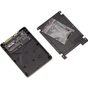 KALEA-INFORMATIQUE Behuizing voor SSD mSATA en of M2 SATA naar SATA 15+7 in SATA 2,5 HDD formaat