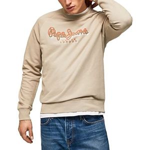 Pepe Jeans Agamunt Sweatshirt voor heren, Bruin (Mout), XS