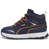 PUMA Evolve Trail PS, uniseks gymschoenen voor kinderen en jongens, Club Navy Maple Syroop, 32 EU